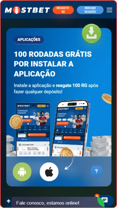 Aplicativo Mostbet FS