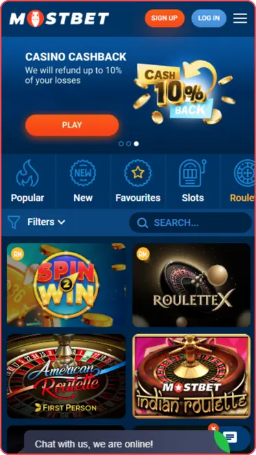 Mostbet Casino App Roulette