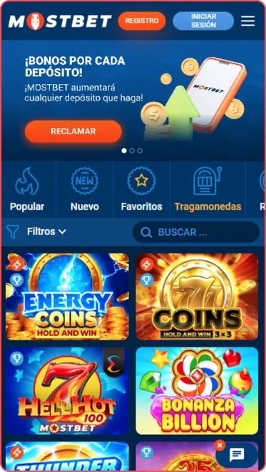 Tragamonedas aplicación Mostbet Casino