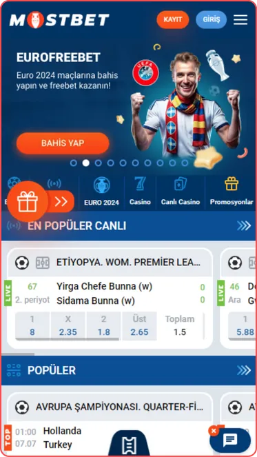 Mostbet Bahis Uygulaması Euro