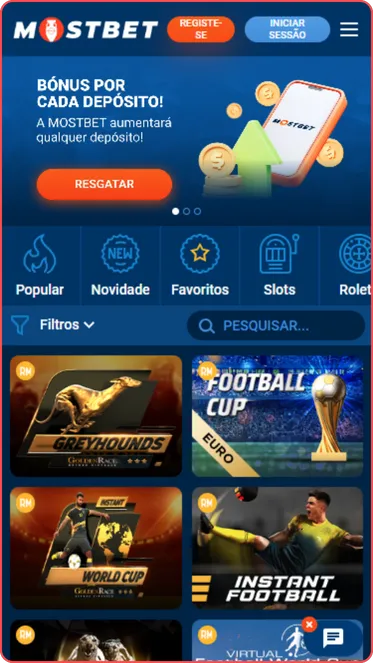 Mostbet Casino ao vivo