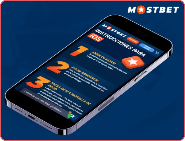 Mostbet descargando aplicación iOS