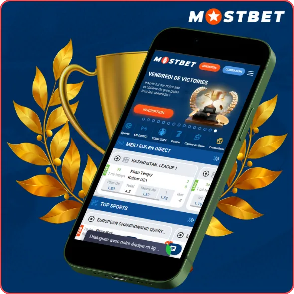 Application de paris Mostbet