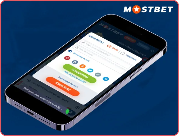 Application de connexion Mostbet